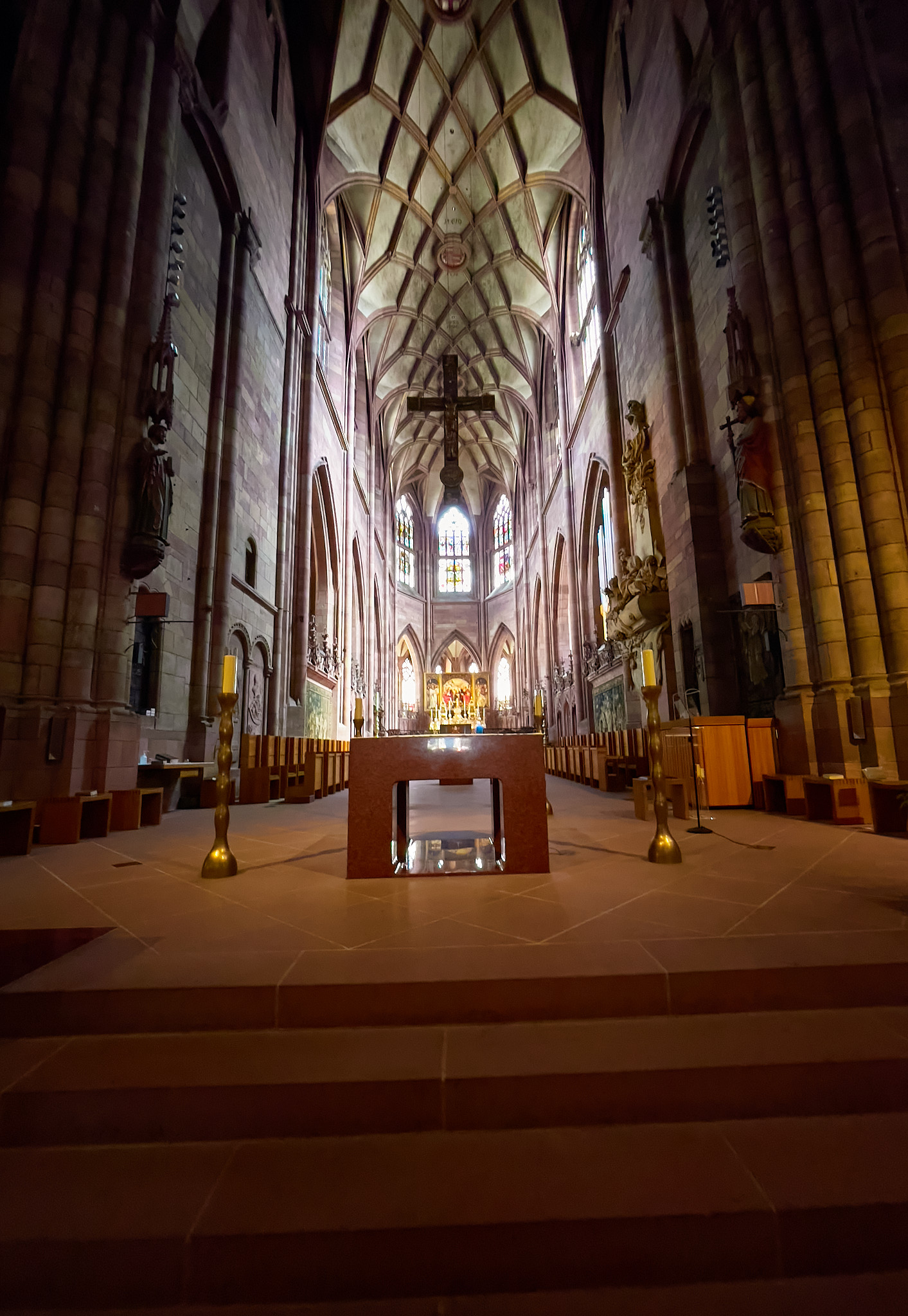  Freiburg im Breisgau, inside Cathedral 