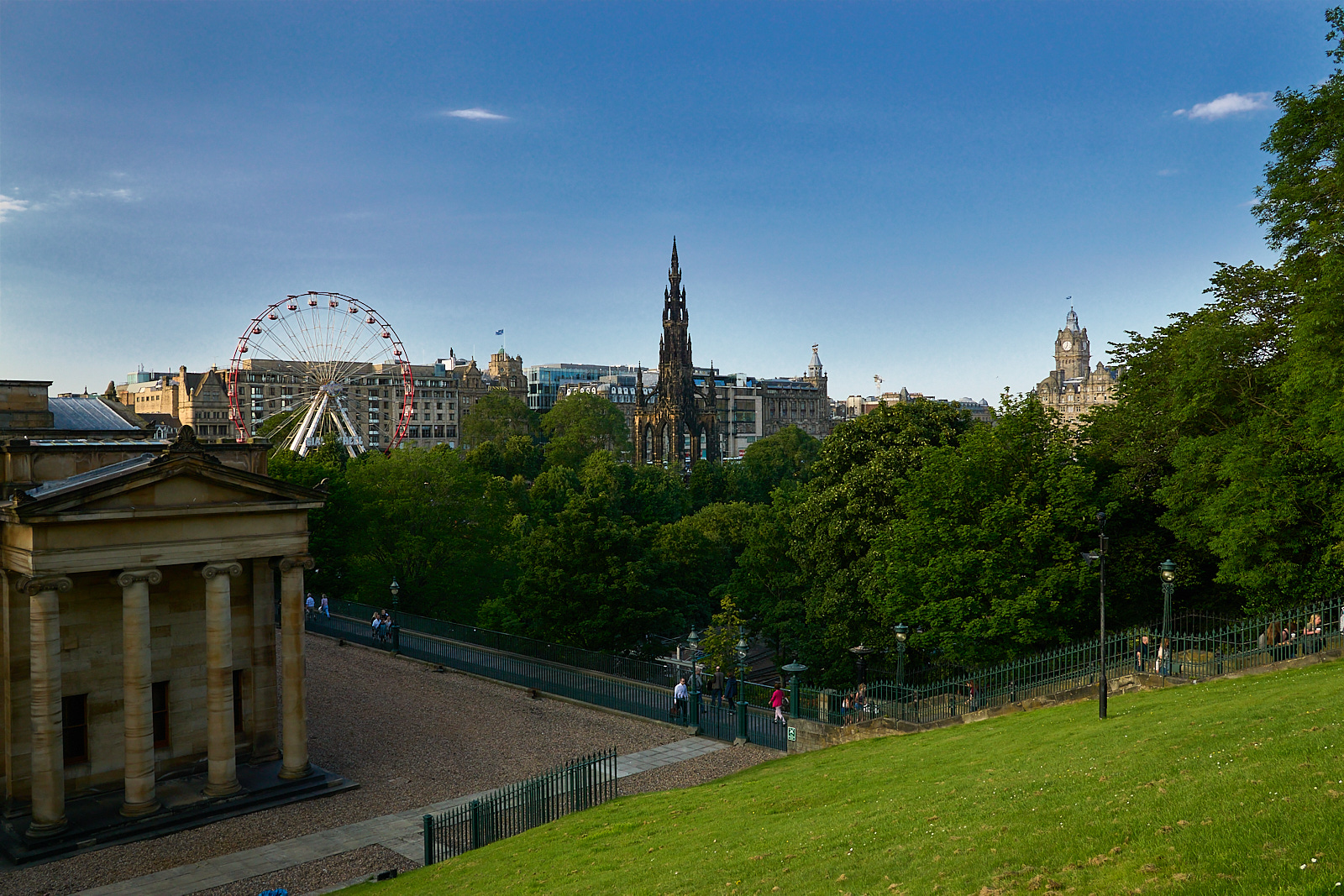  Princes Street Gardens with Scott Monument 