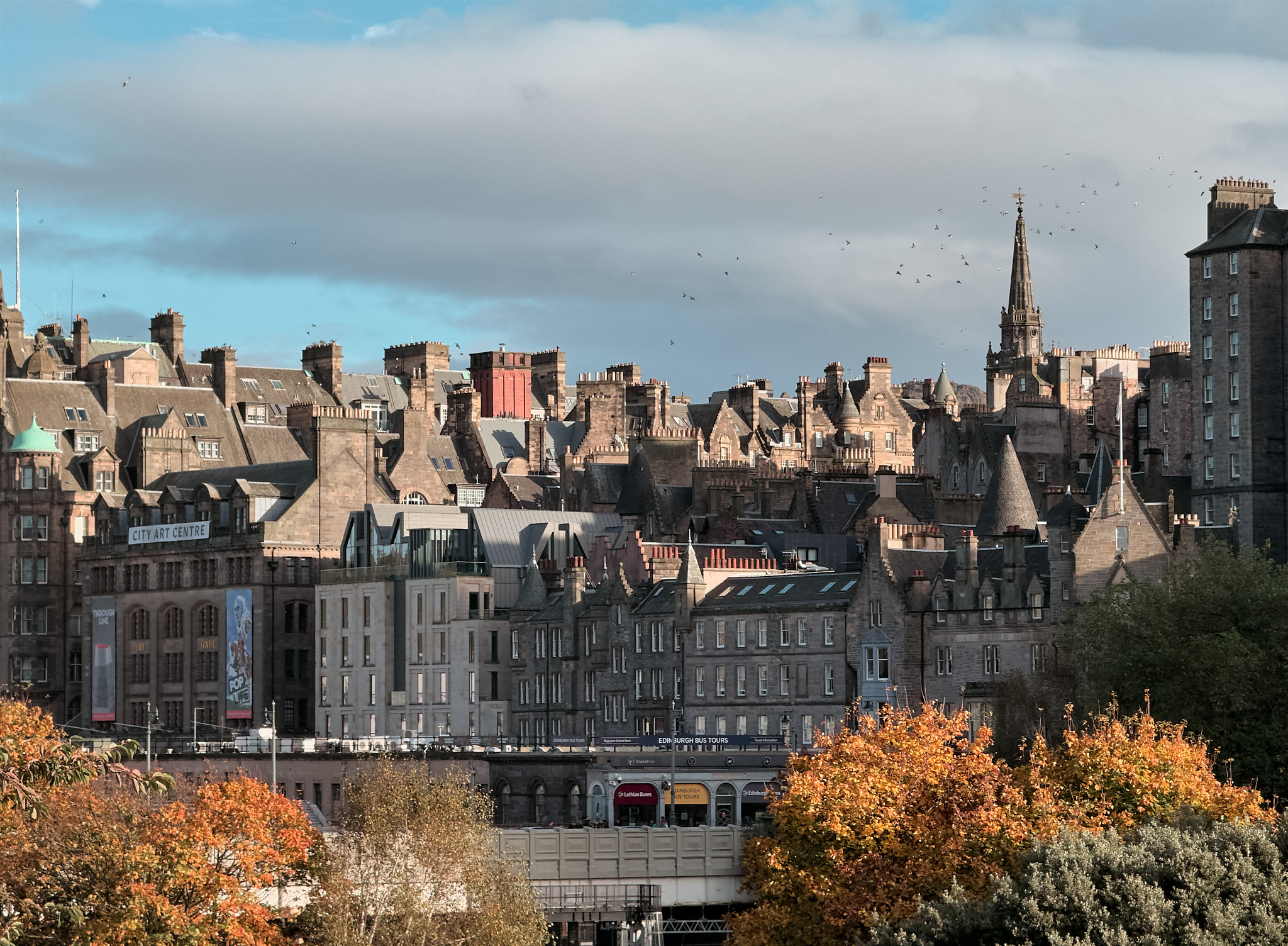  Old Town Skyline from the Princes Street Garden 