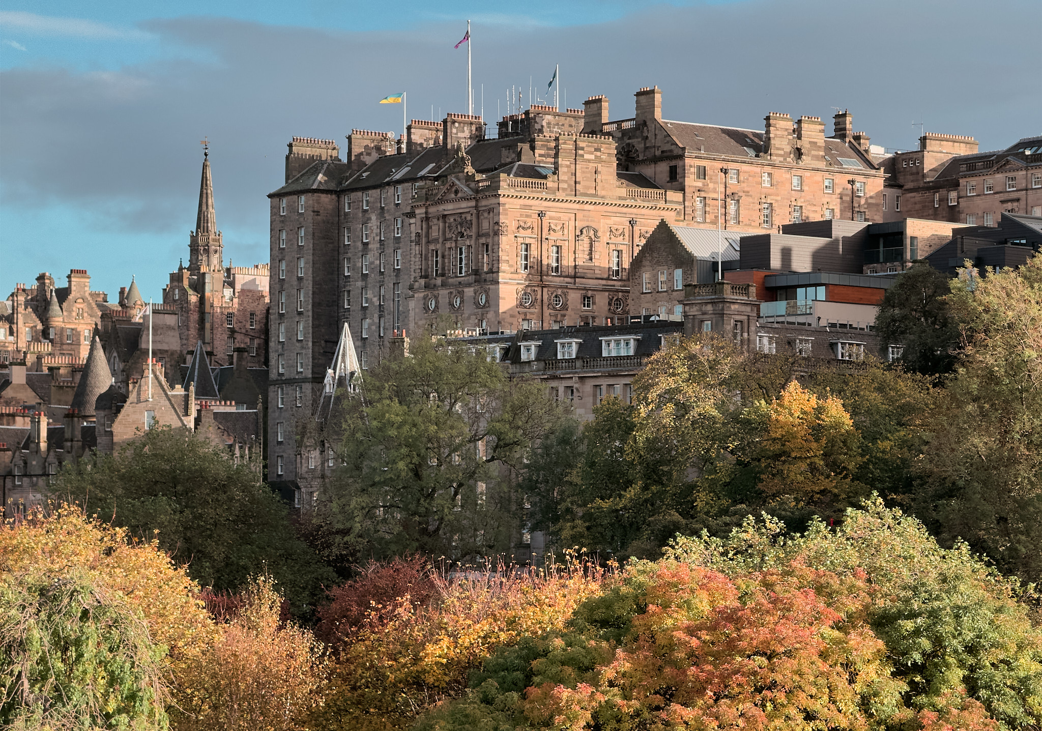  Old Town Skyline from the Princes Street Garden 