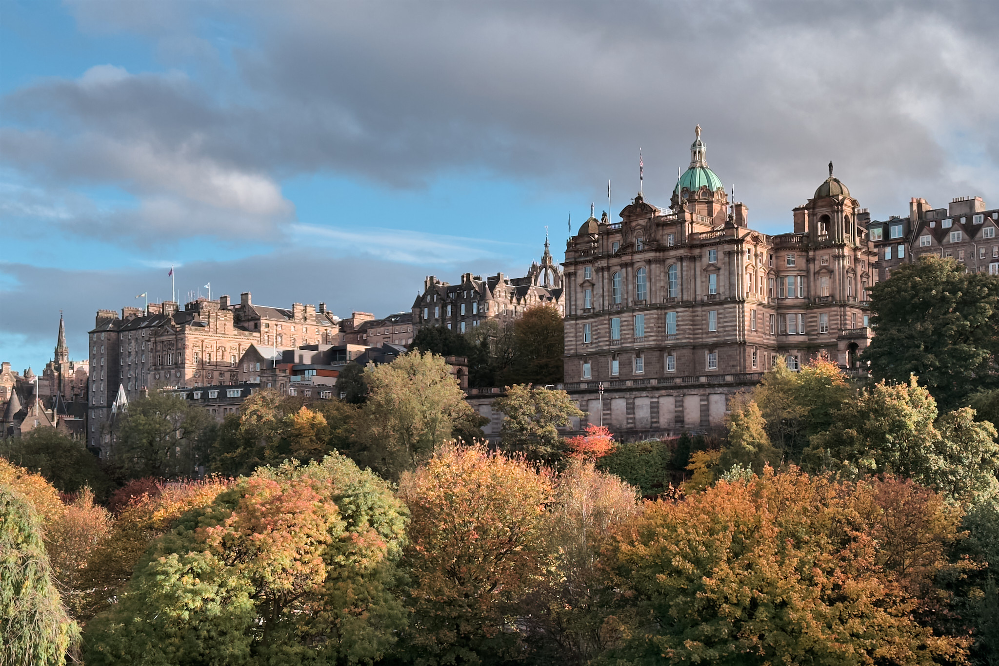  Old Town Skyline from the Princes Street Garden 