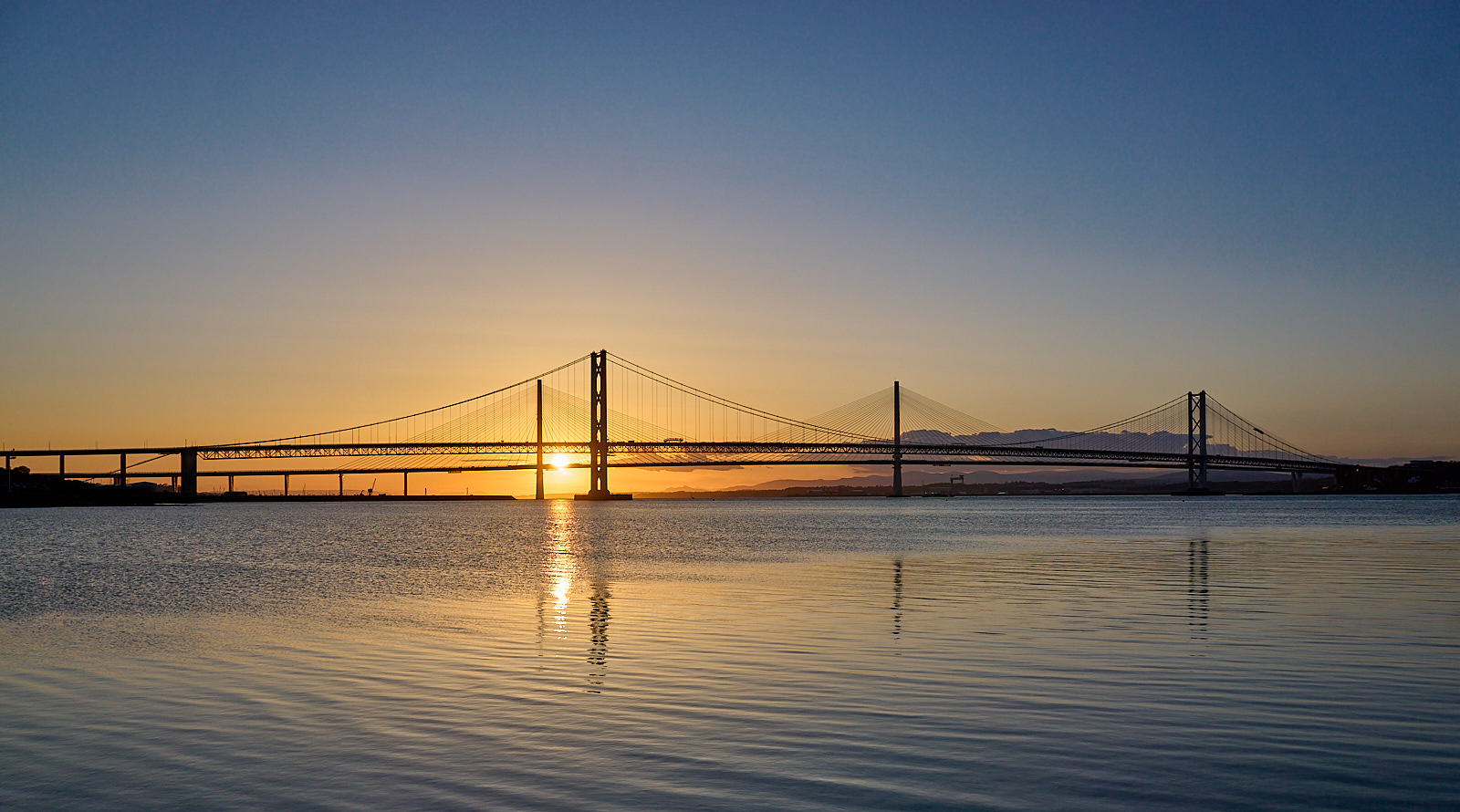  Forth Road Bridge and The Queensferry Crossing 