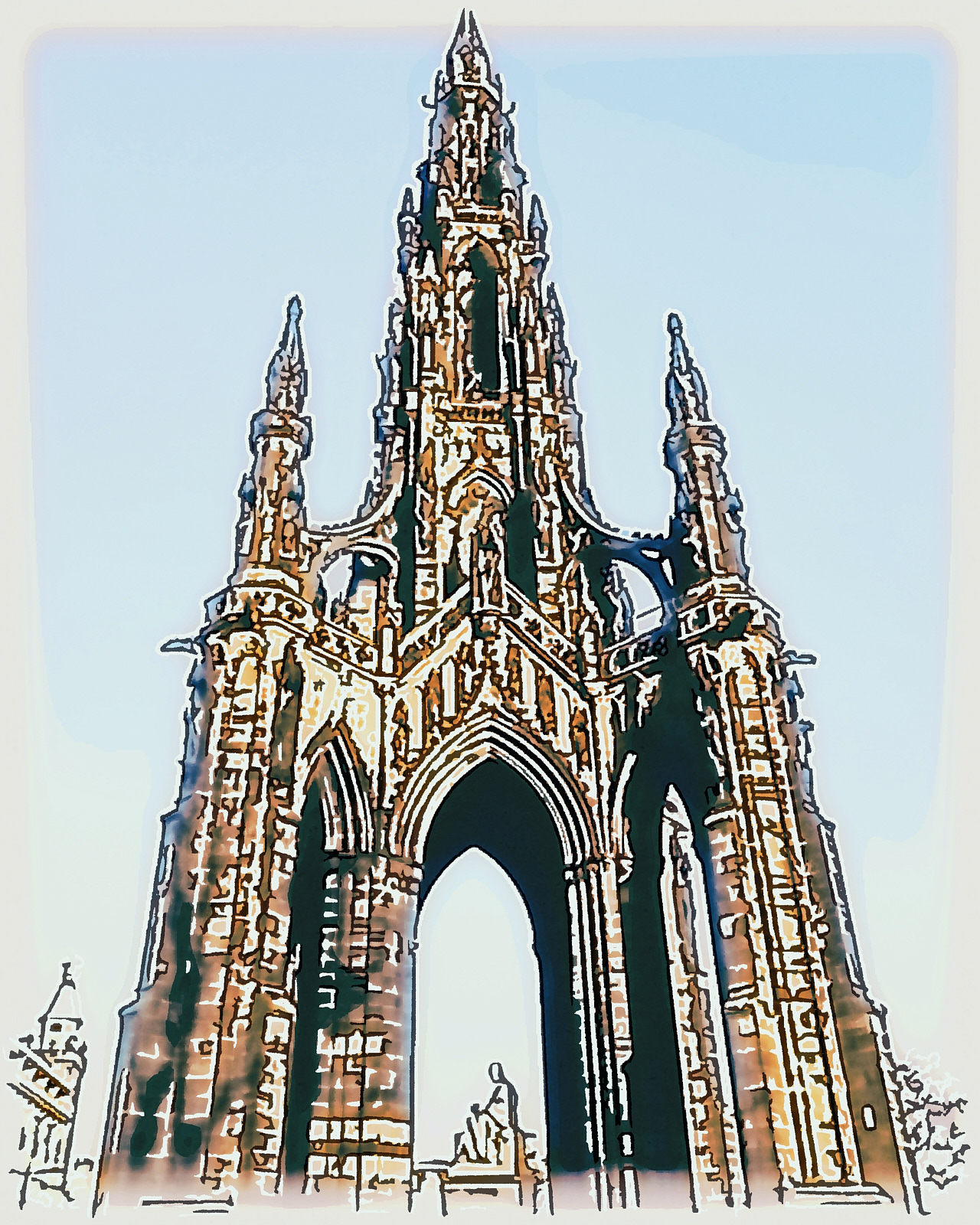  Scott Monument 