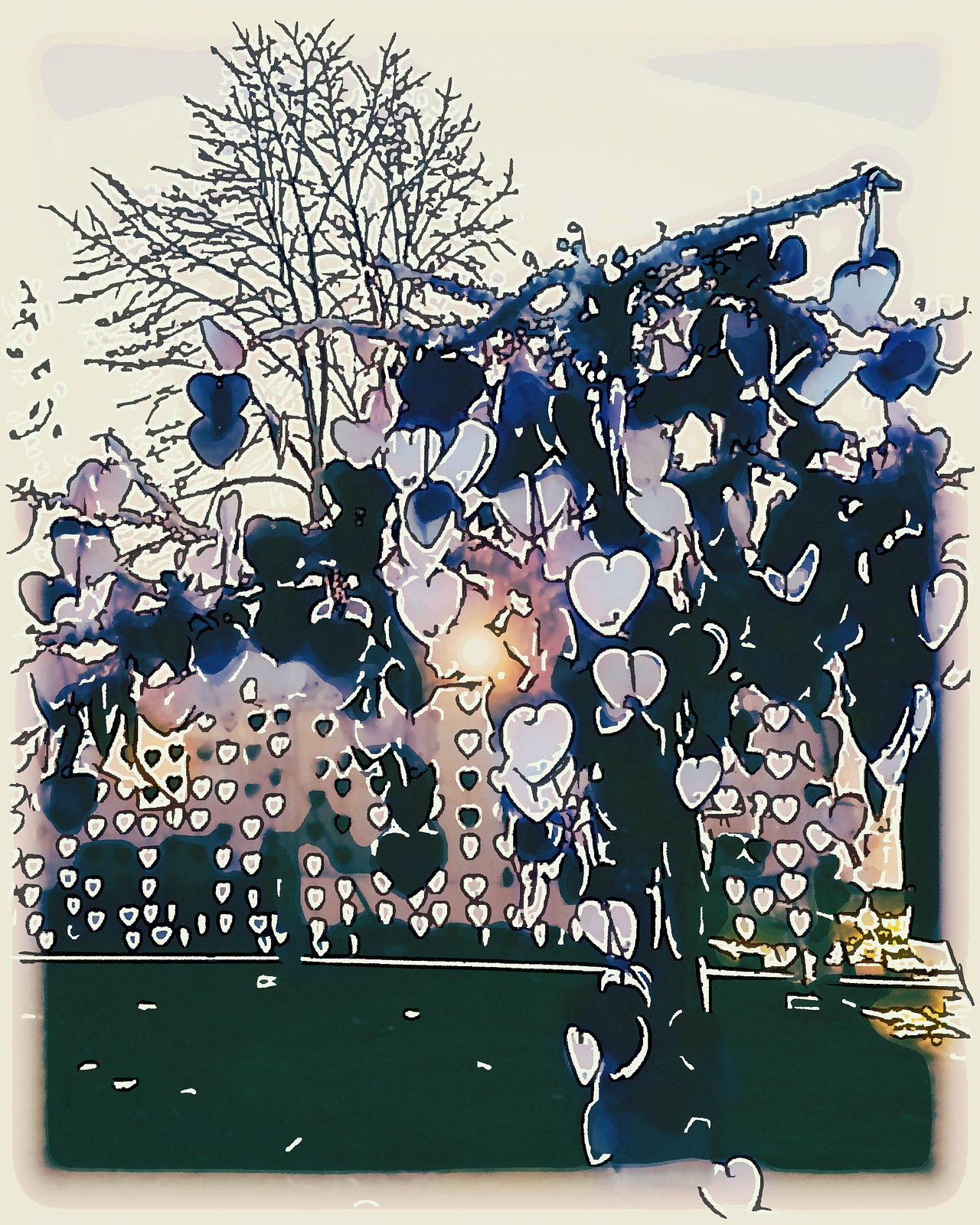  Scottish Poppy Tree in Princes Street Garden 