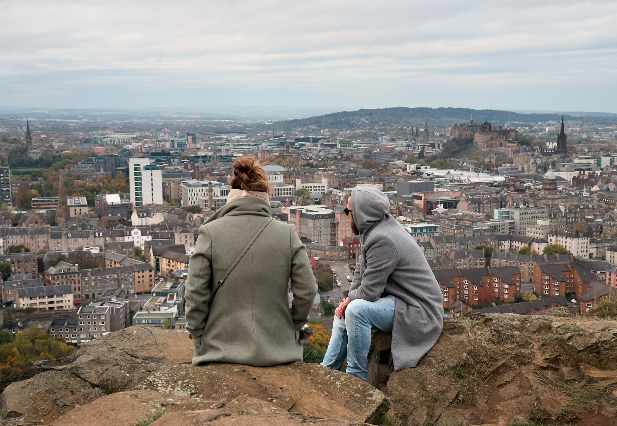  View of Old Town from Salisbury Craigs 