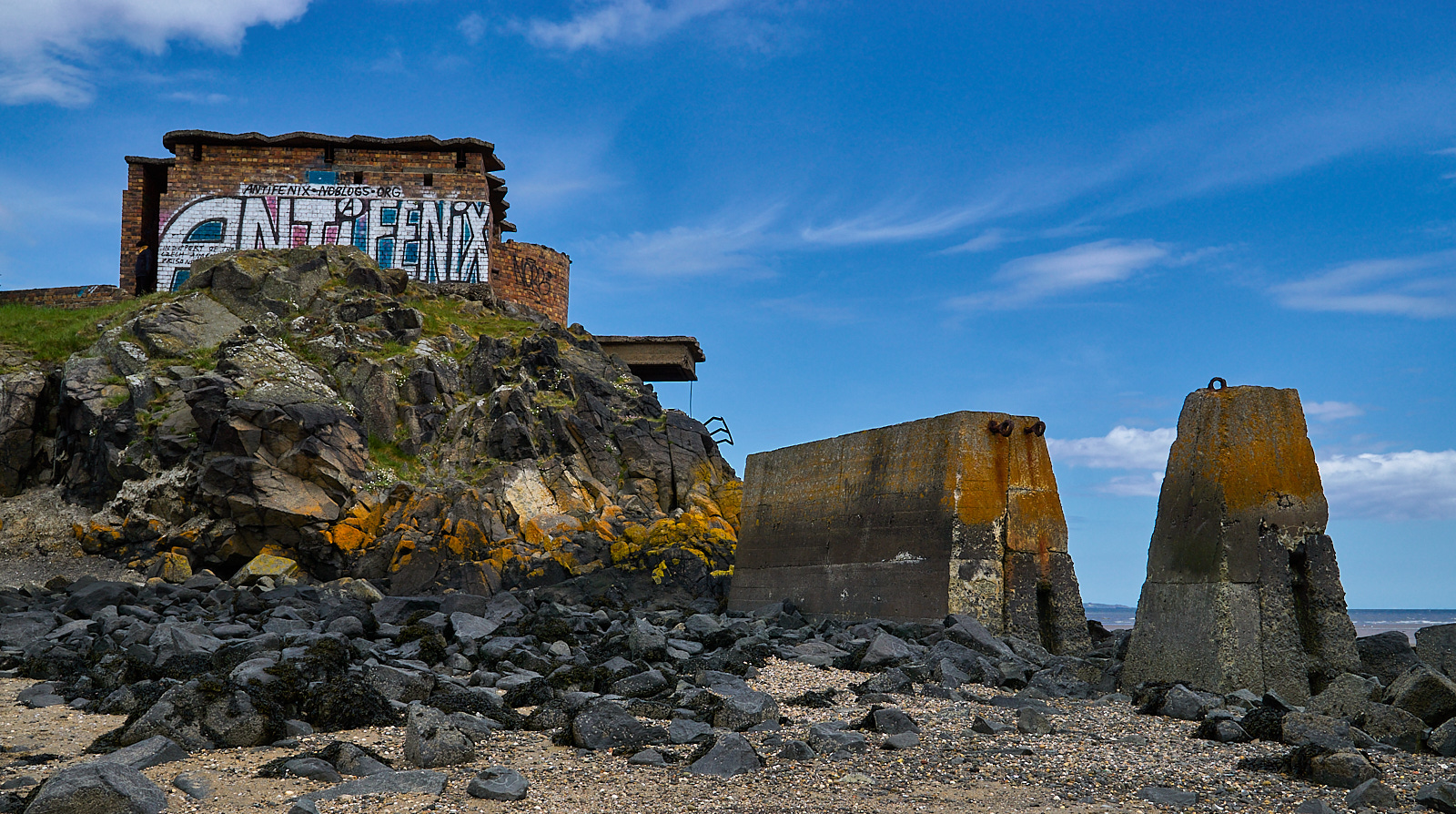  Cramond Island, Edinburgh, WW2 fortification 