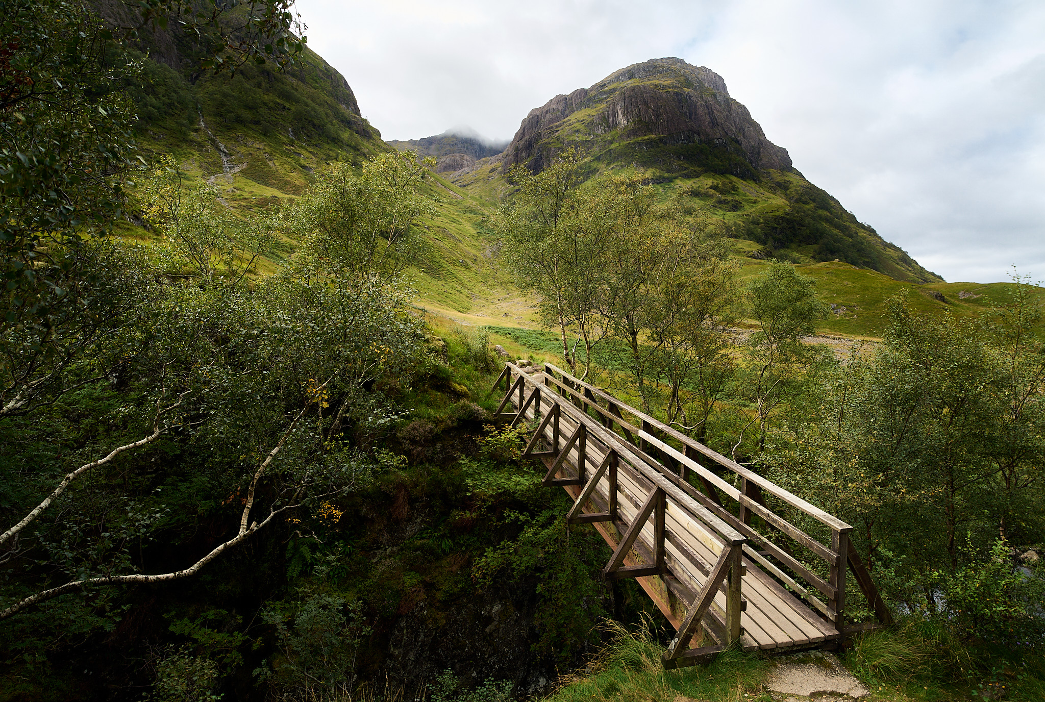  Glencoe, The Three Sisters, Bridge to Aonach Dubh 