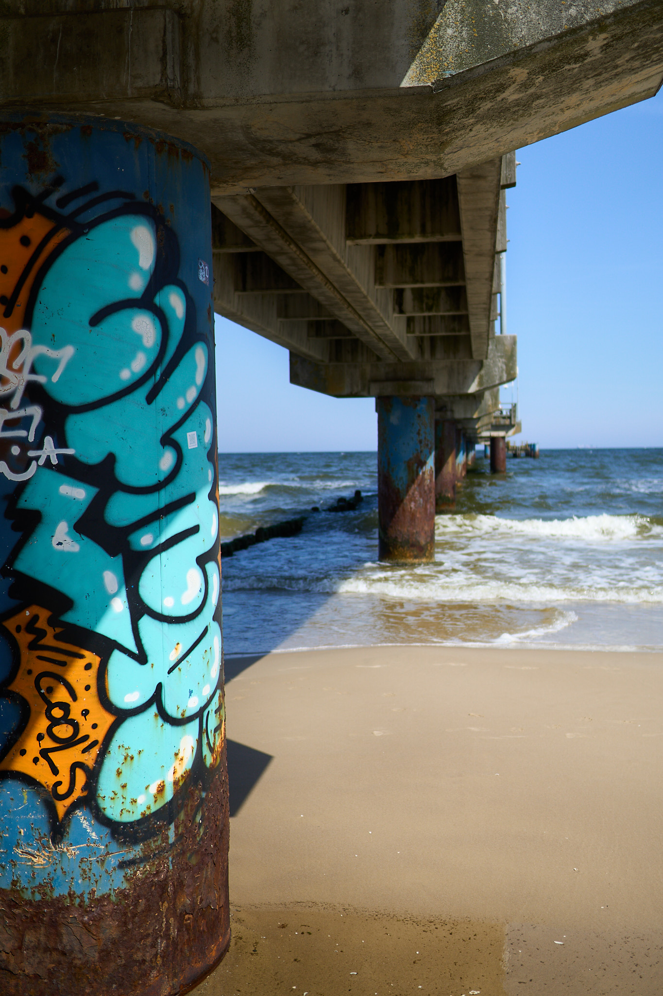  Bansin Pier from below 