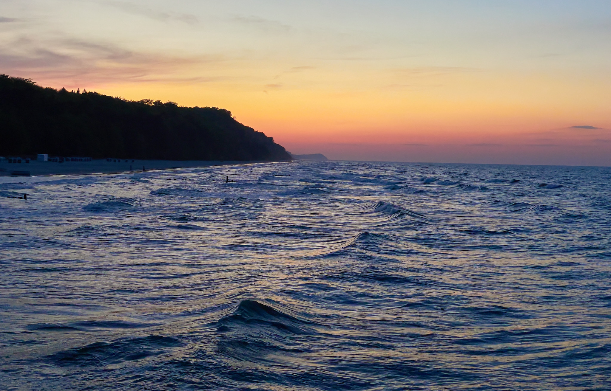  Bansin Coastline at dusk 