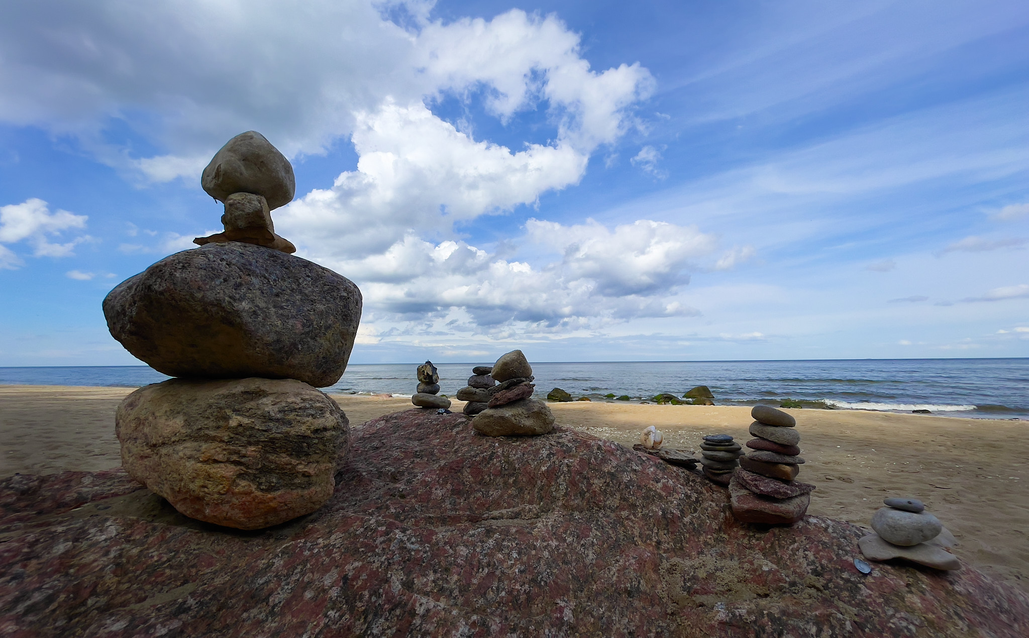  Piles of Stones near Bansin 