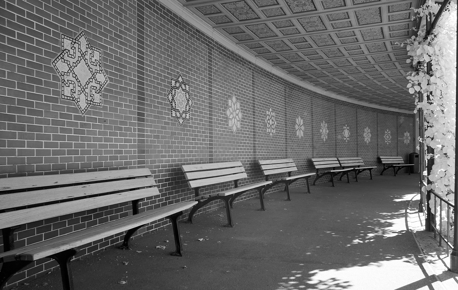  Moorish Garden, wall 
